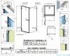 Radaway Arta Kdj I kabina 90x90cm lewa szkło przejrzyste 1386082-03-01L+386021-03-01